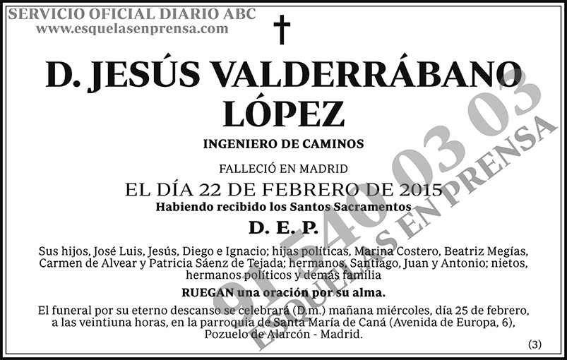 Jesús Valderábano López